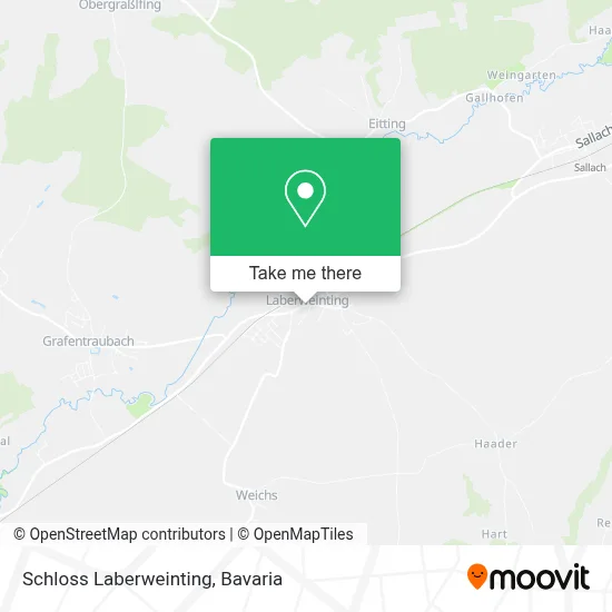 Schloss Laberweinting map