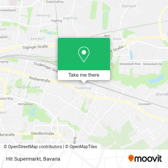 Hit Supermarkt map