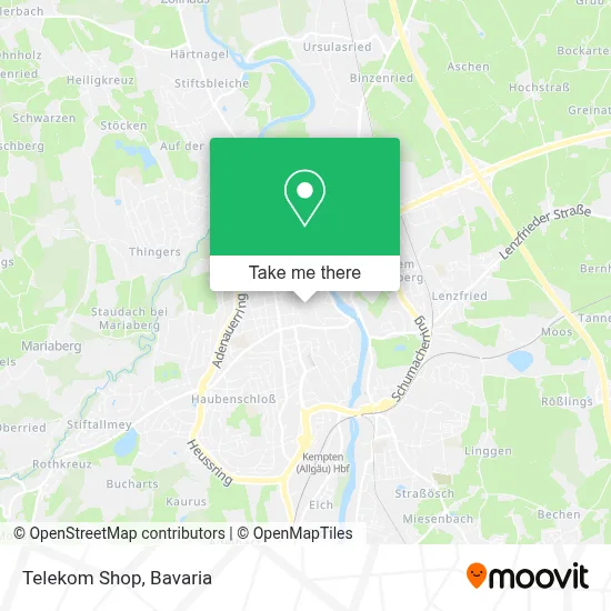 Telekom Shop map