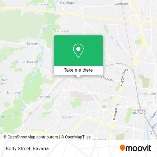 Body Street map