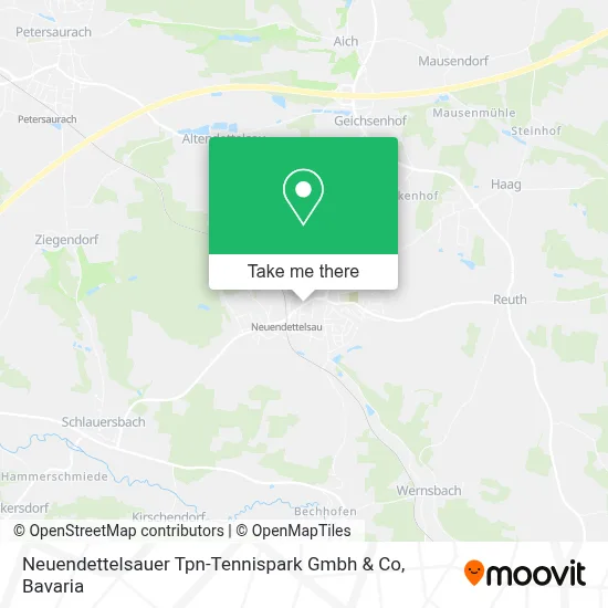 Neuendettelsauer Tpn-Tennispark Gmbh & Co map