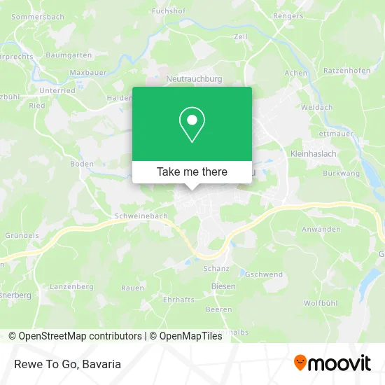 Rewe To Go map