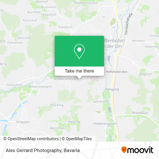 Alex Gerrard Photography map