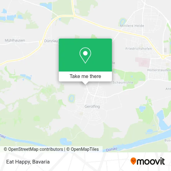 Eat Happy map