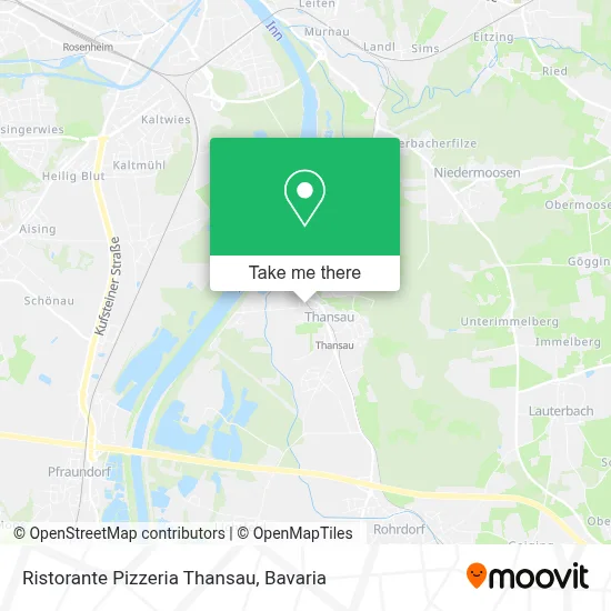 Ristorante Pizzeria Thansau map