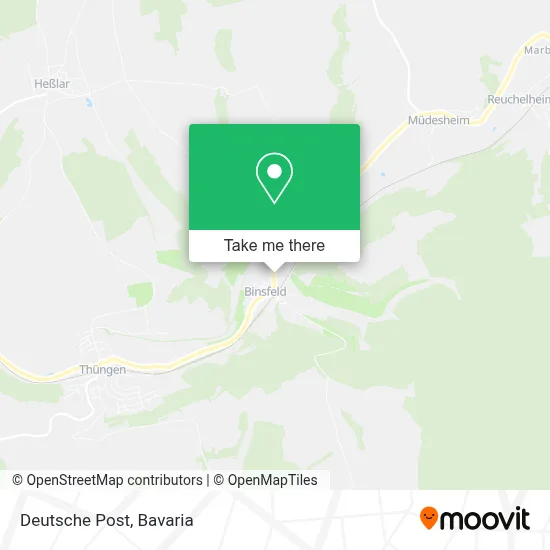 Deutsche Post map