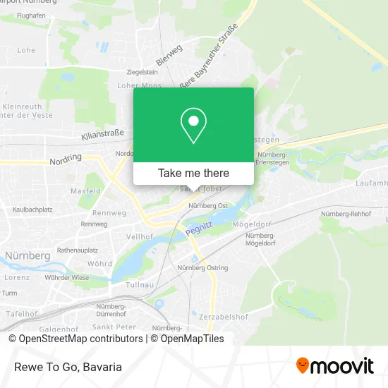 Rewe To Go map