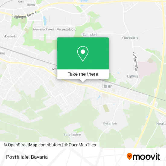Postfiliale map