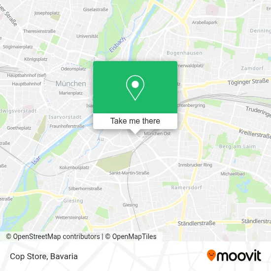 Cop Store map