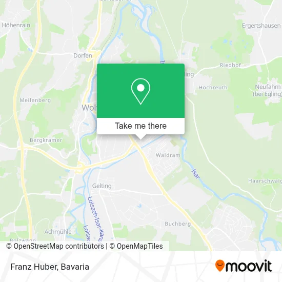 Franz Huber map