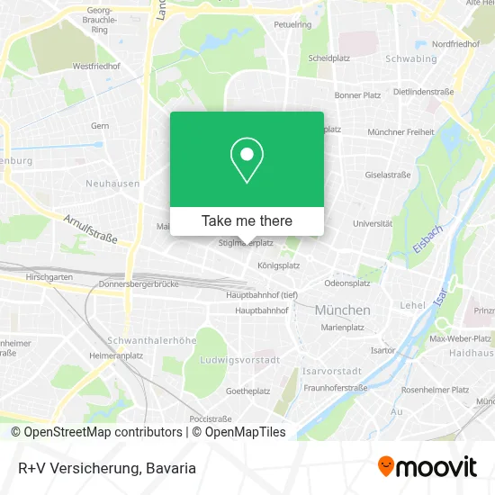 R+V Versicherung map