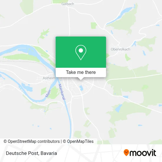 Deutsche Post map