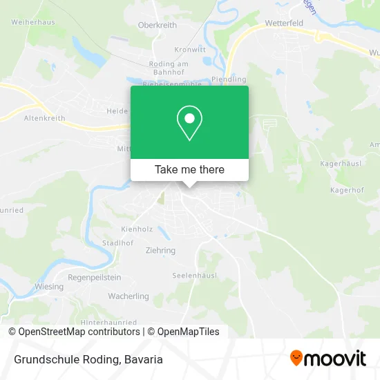 Grundschule Roding map