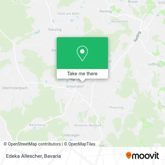 Edeka Allescher map