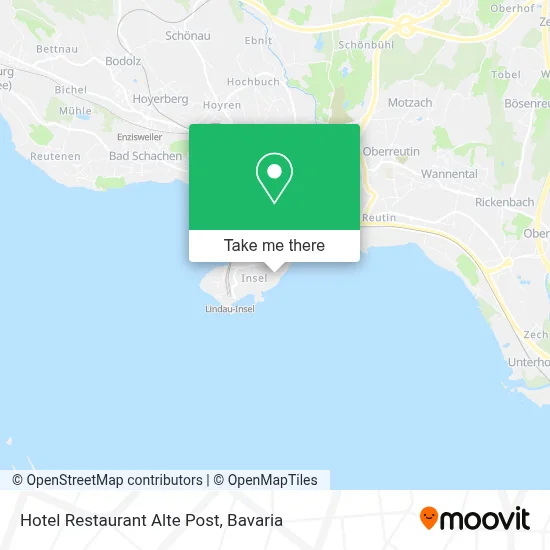 Hotel Restaurant Alte Post map