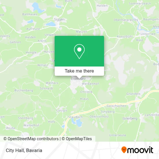 Rathaus map