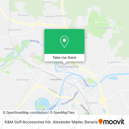 K&M Golf-Accessoires Inh. Alexander Mader map