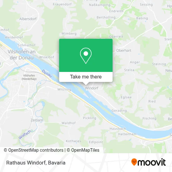 Rathaus Windorf map