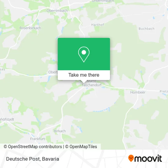 Deutsche Post map