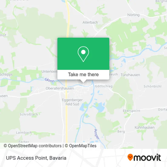 Ups Access Point map