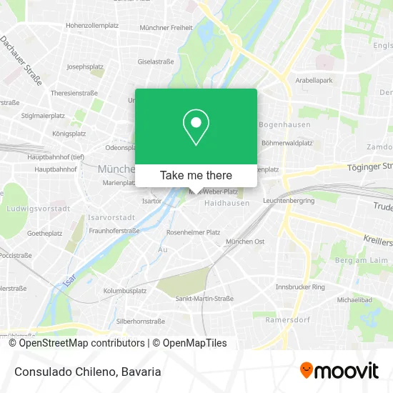Consulado Chileno map