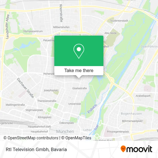 Rtl Television Gmbh map