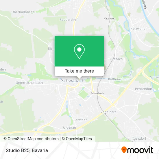Studio B25 map