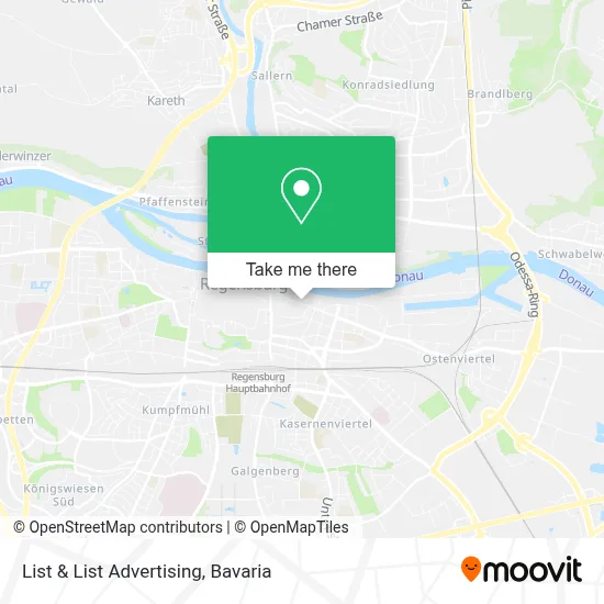 List & List Advertising map