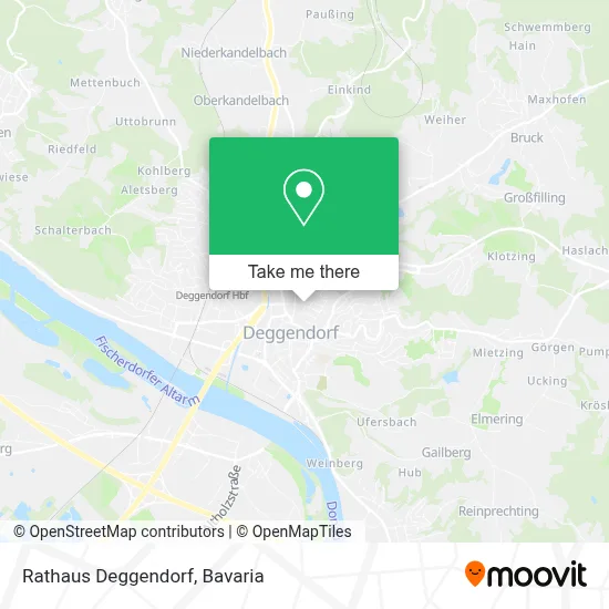 Rathaus Deggendorf map