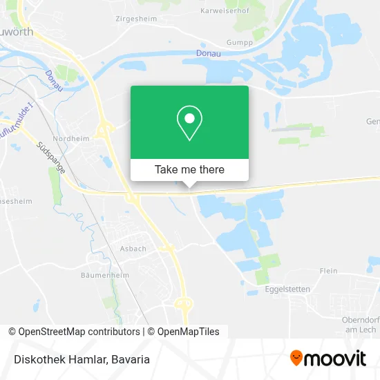 Diskothek Hamlar map