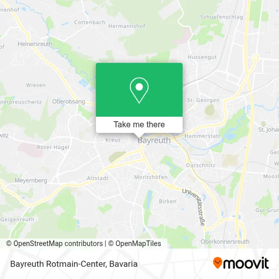 Bayreuth Rotmain-Center map