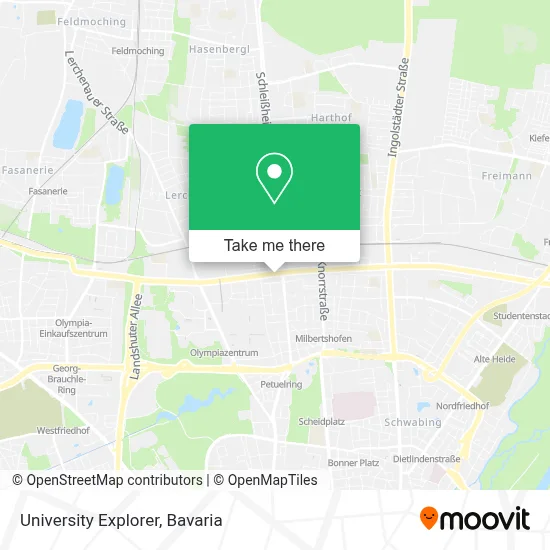 University Explorer map