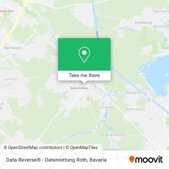 Data Reverse® - Datenrettung Roth map