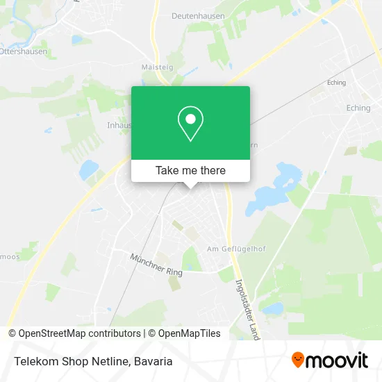 Telekom Shop Netline map