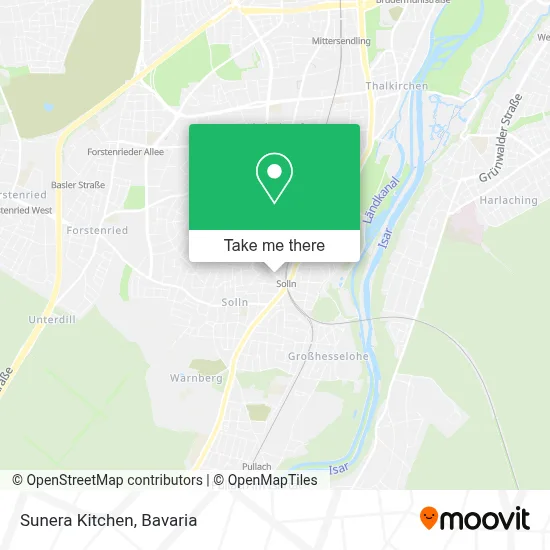 Sunera Kitchen map
