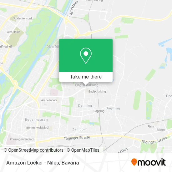 Amazon Locker - Niles map