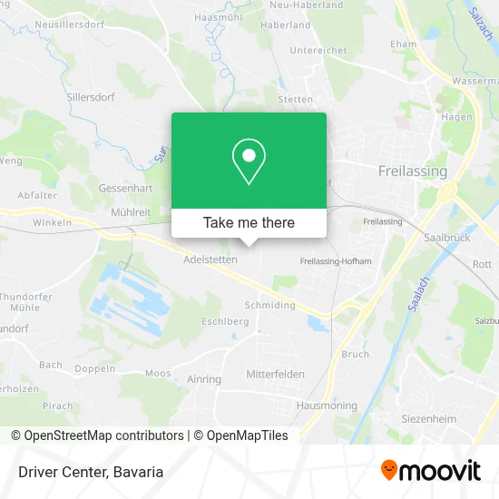 Driver Center map
