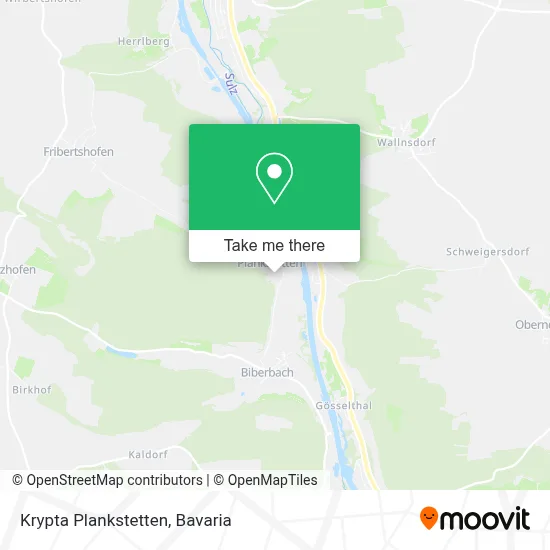 Krypta Plankstetten map