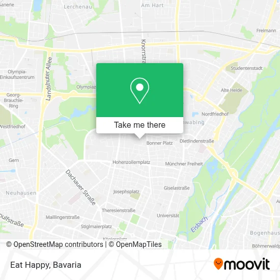 Eat Happy map
