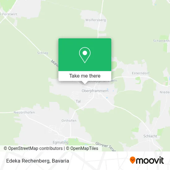 Edeka Rechenberg map