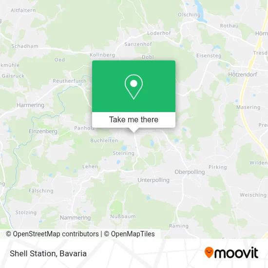 Shell Station map