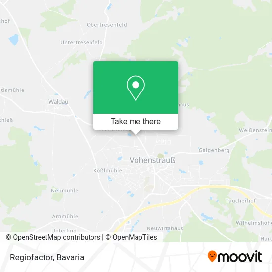 Regiofactor map