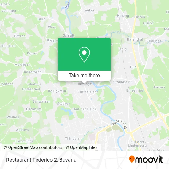Restaurant Federico 2 map