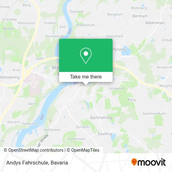 Andys Fahrschule map