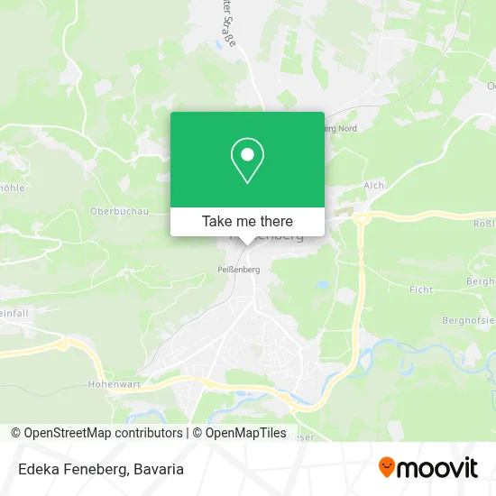 Edeka Feneberg map