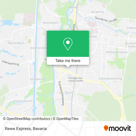 Rewe Express map