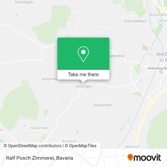 Ralf Posch Zimmerei map