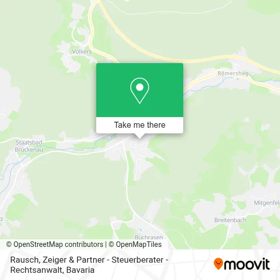 Rausch, Zeiger & Partner - Steuerberater - Rechtsanwalt map