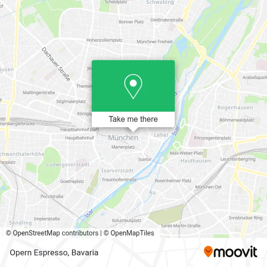 Opern Espresso map