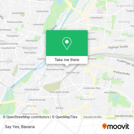 Say Yes map